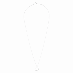 Sterling Silver Heart Pendant Necklace Budget-Friendly Adornment