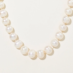 Luminous Touch Seasonal Style Sterling Silver Pearl Strand Necklace | 17"