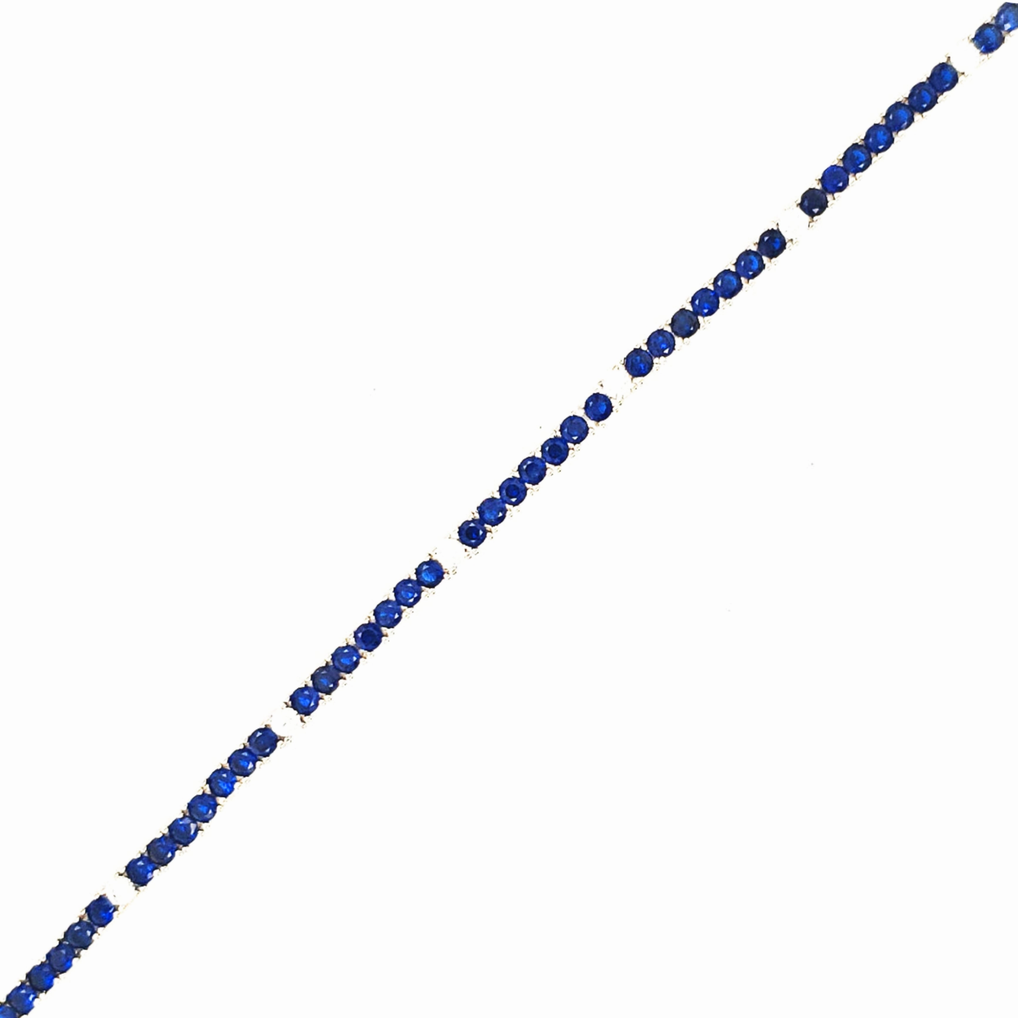 Sterling Silver Ruby, Emerald, and Sapphire Colored CZ Stone Adjustable Tennis Bracelets Peerless Detail