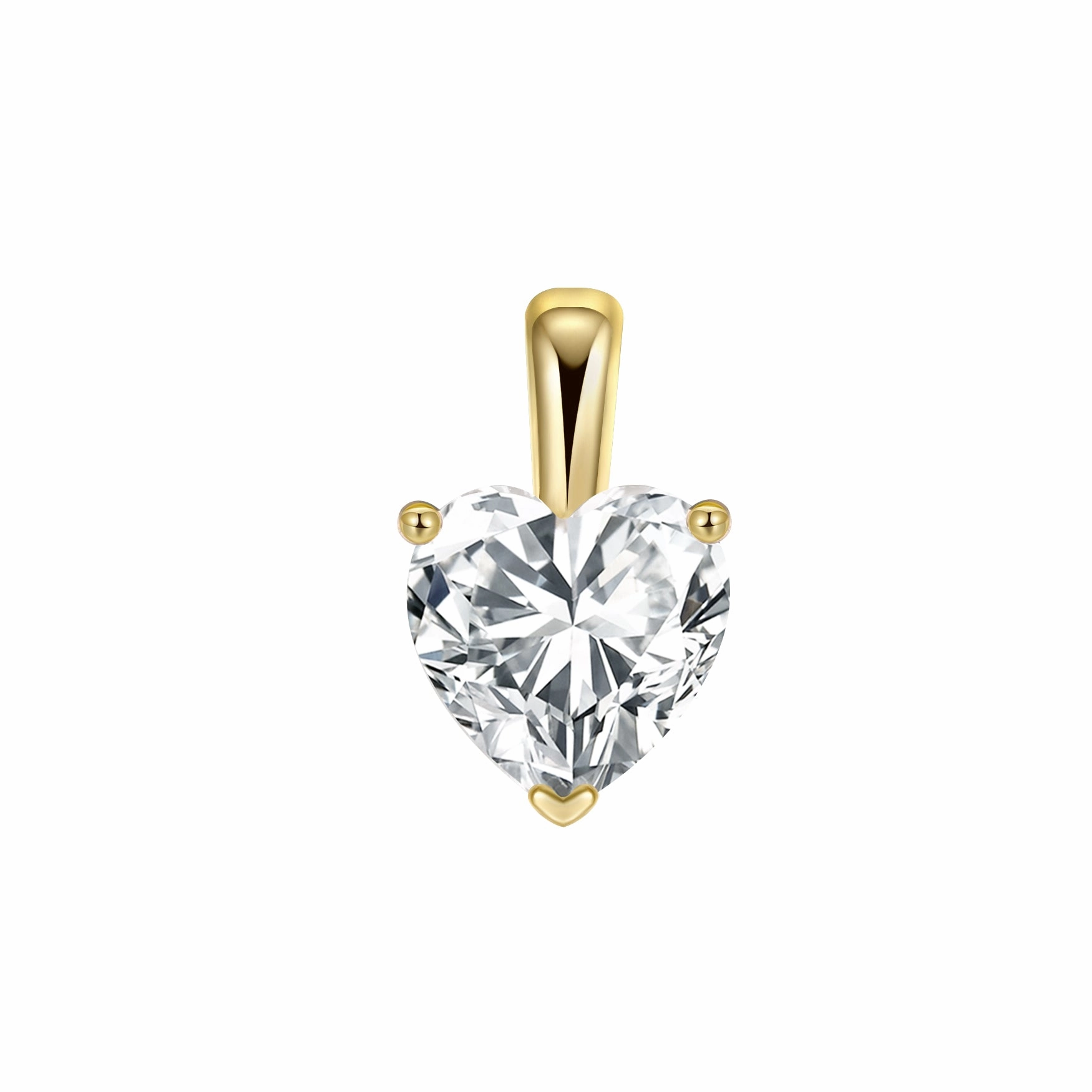 Stylish Edge Sterling Silver Solitaire Pendant on Omega Chain Necklace Collection