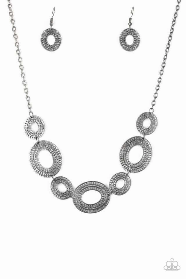 Paparazzi Accessories ?Basically Baltic - Black Necklace? Flat Rate Ship $4.50? Pure Feature