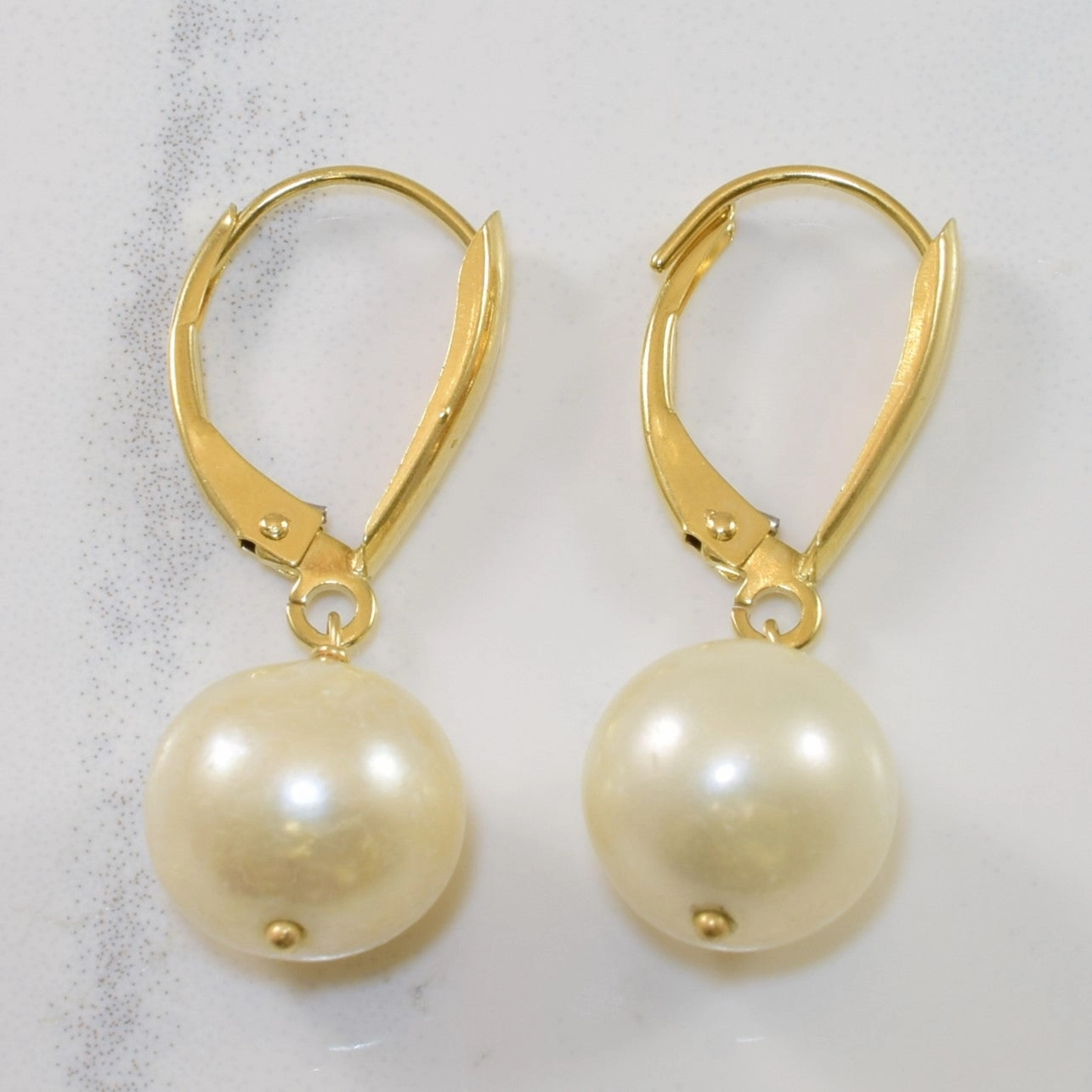 Pearl Dangle Earrings | 12.0ctw | Radiant Shine