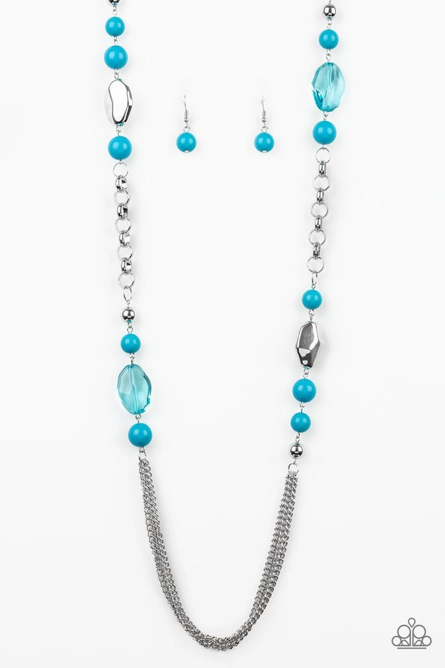 Intricate Work Luxury Gift Paparazzi Accessories ?Marina Majesty - Blue Necklace?Flat Rate Ship $4.50?