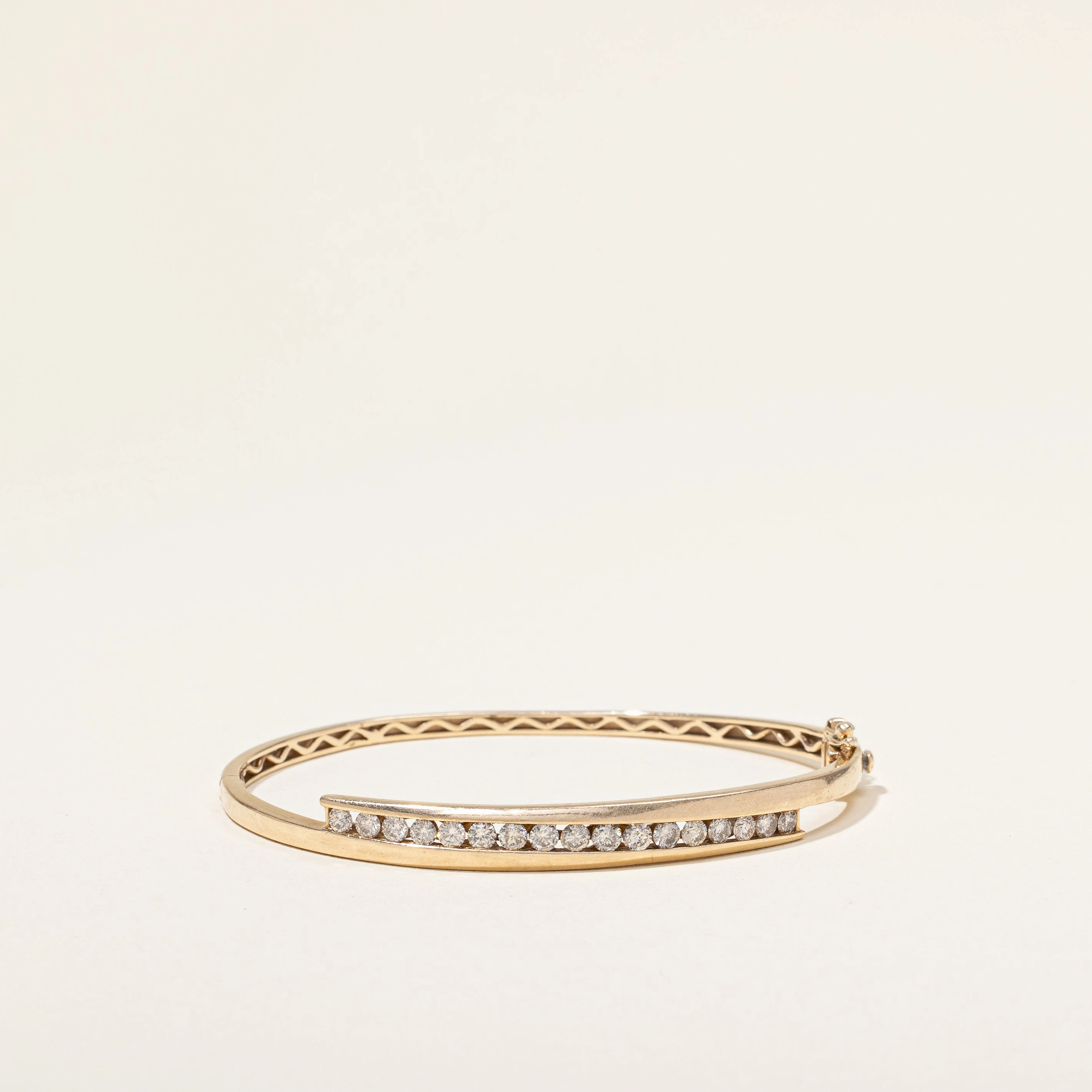 Captivating Form Versatile Accent Tension Set Diamond Bracelet | 1.60ctw | 8" |