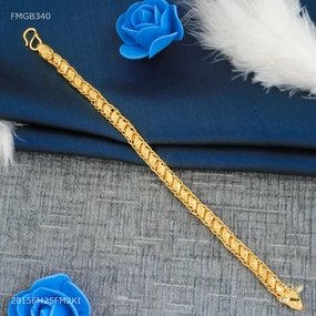 Thin Dimond cu twith Ring to Ring Bracelet  for Men - FMGB340 Whole Fusions Transitional Piece