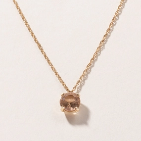 Soft Appeal Refined Taste 14K Yellow Gold Kunzite Pendant Necklace | 1.94ct | 16" |