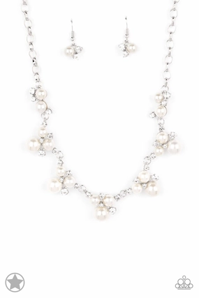Chic Accessory Fashion Forward Paparazzi Accessories ? Toast To Perfection - White Necklace?Flat Rate Ship $4.50?