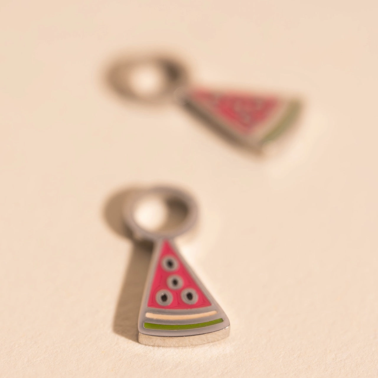 Mini Watermelon Huggie Hoop Charms Classic Craftwork Special Edition