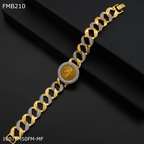 Freemen Goga ad goldne Bracelet For Men - FMB214 Stellar Combinations Meaningful Token