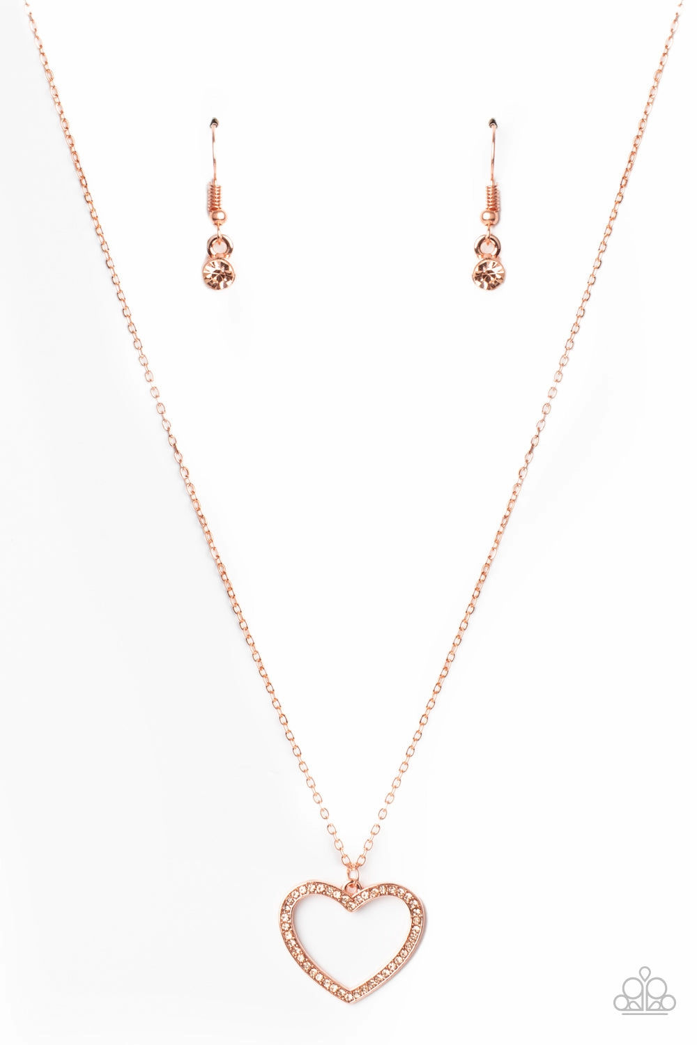 Denoting Adornment For University Paparazzi Accessories ? GLOW by Heart - Copper Necklace?Flat Rate Ship $4.50?