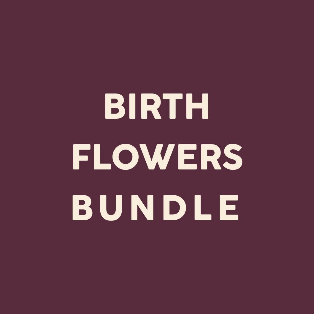 Premium Highlight Formal Layer Birth Flower Necklace Charm Bundle