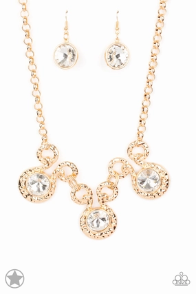 Best choice Paparazzi Accessories ? Hypnotized - Gold Necklace?Flat Rate Ship $4.50?