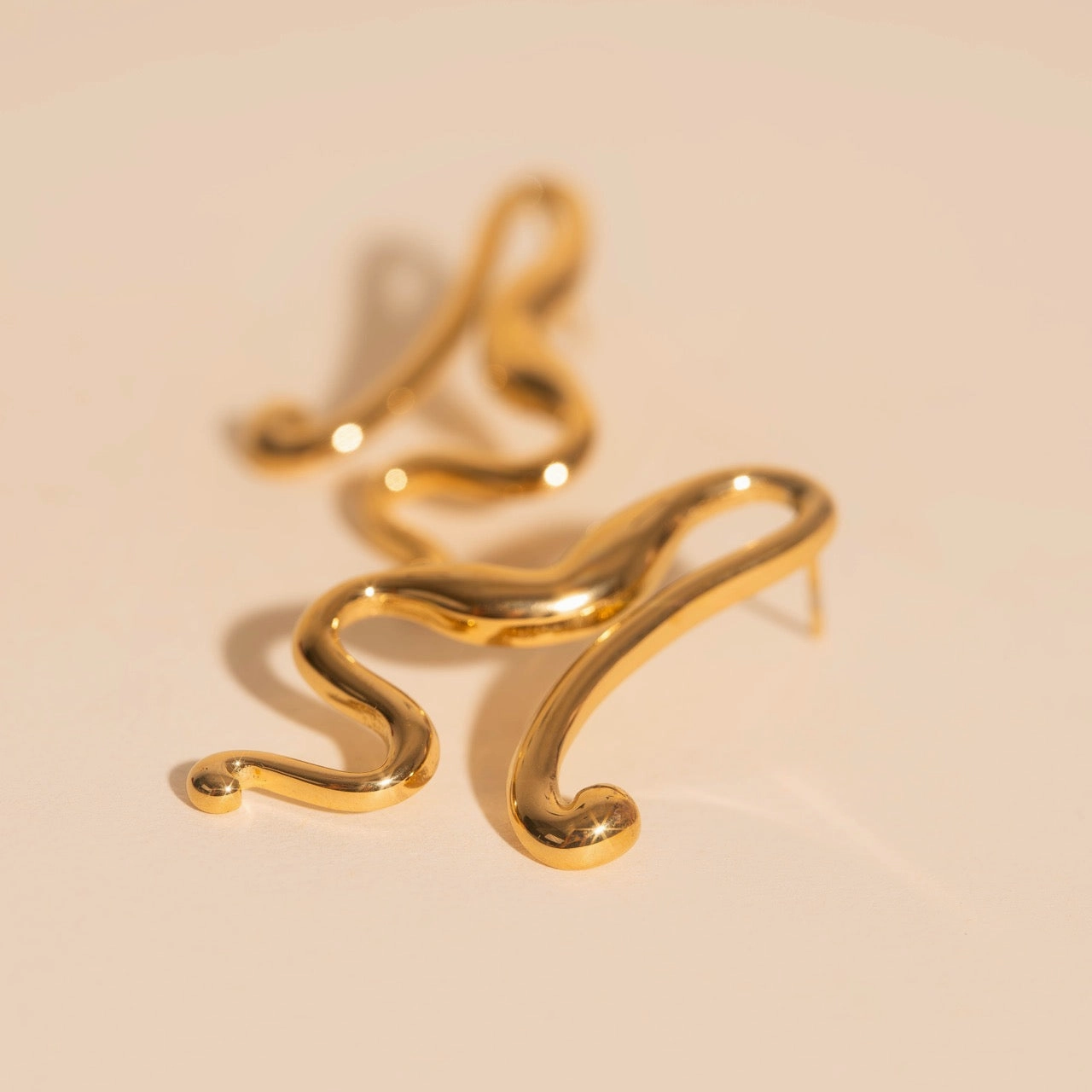 Festive Accent Daily Details Untied Stud Earrings