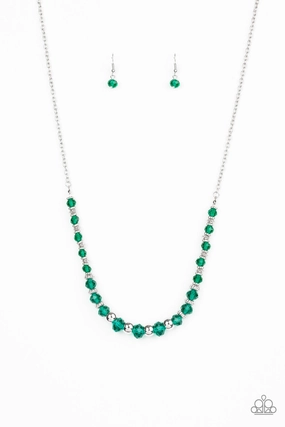 Paparazzi Accessories ? Stratosphere Sparkle - Green Necklace?Flat Rate Ship $4.50? Daily Feature Distinctive Adornment