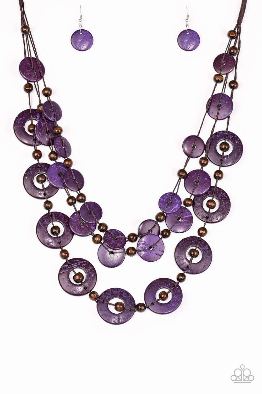 Autumn Gift Vintage Vibe Paparazzi Accessories ? Catalina Coastin - Purple Necklace?Flat Rate Ship $4.50?