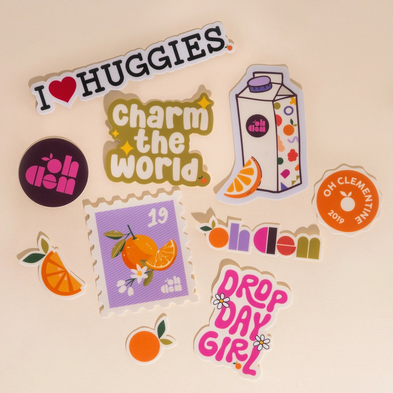 Effortless Style Very Cute Stickers 10-pack