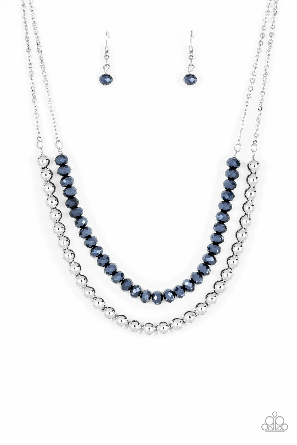 Casual Item Iridescent Adornment Paparazzi Accessories ? Color Of The Day - Blue Necklace?Flat Rate Ship $4.50?