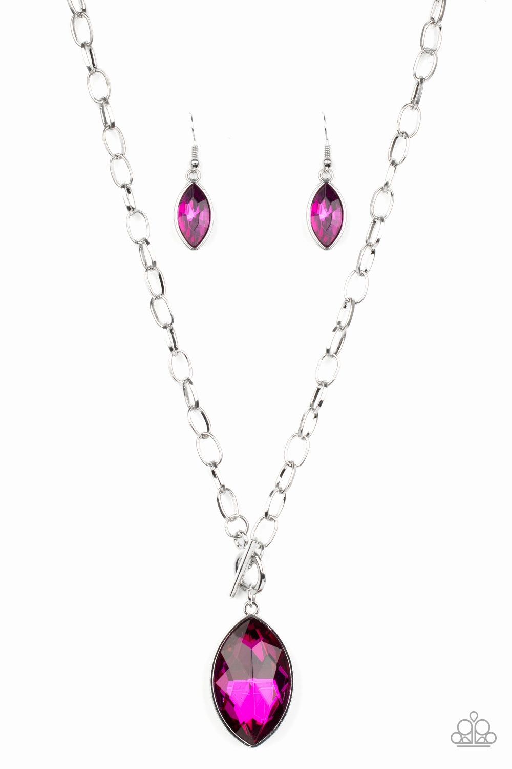 Paparazzi Accessories ? Unlimited Sparkle - Pink Necklace?Flat Rate Ship $4.50? Gentle Finish