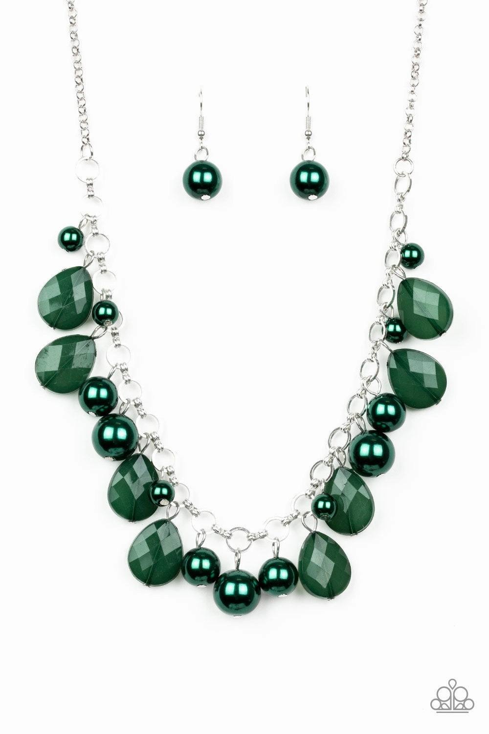 Paparazzi Accessories ? Pacific Posh - Green Necklace?Flat Rate Ship $4.50? Bold Accent