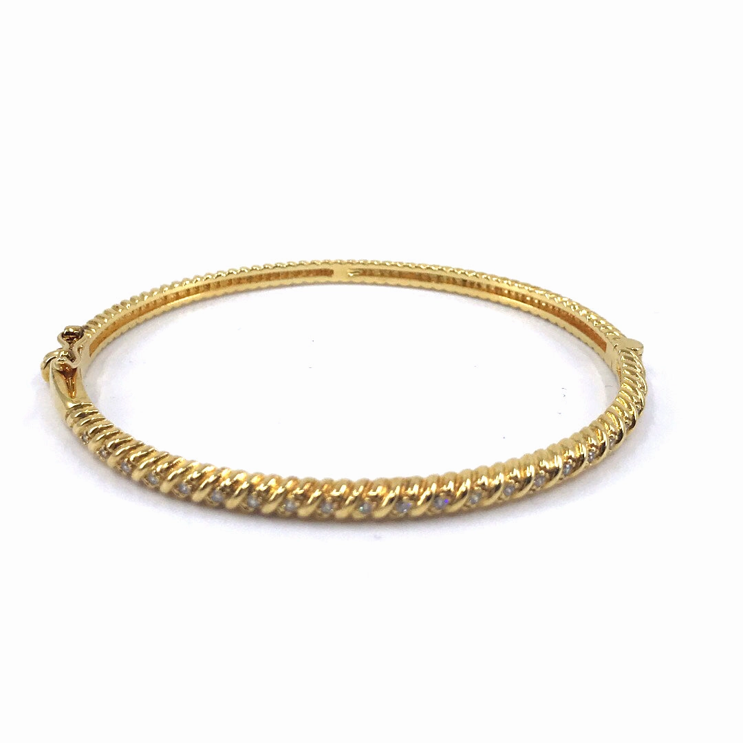 Couple Goals Consistent Composites Sterling Silver Bangle Bracelet (Set of 3)