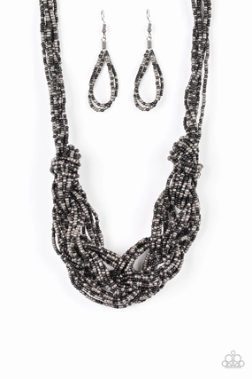 Paparazzi Accessories ? City Catwalk - Black Necklace?Flat Rate Ship $4.50? Excellent Accessory