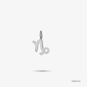 Soft Materials Lush Touch Zodiac Collection 925 Sterling Silver Mini Charm